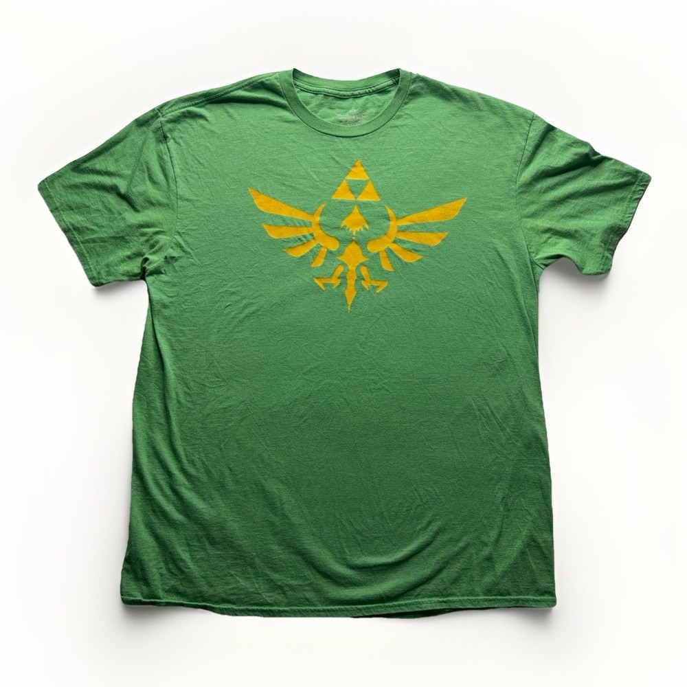Legend of Zelda Triforce Skyward Sword Nintendo T Shirt Mens 2XL Link Gaming Tee